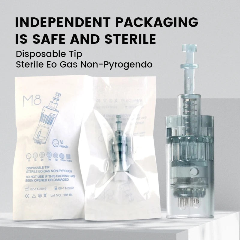 Original Dr Pen M8 Derma Pen Kit Wireless Microneedling Pen 3L Connector Skin Care MTS Beauty Machine Replaceable Head Cartridge