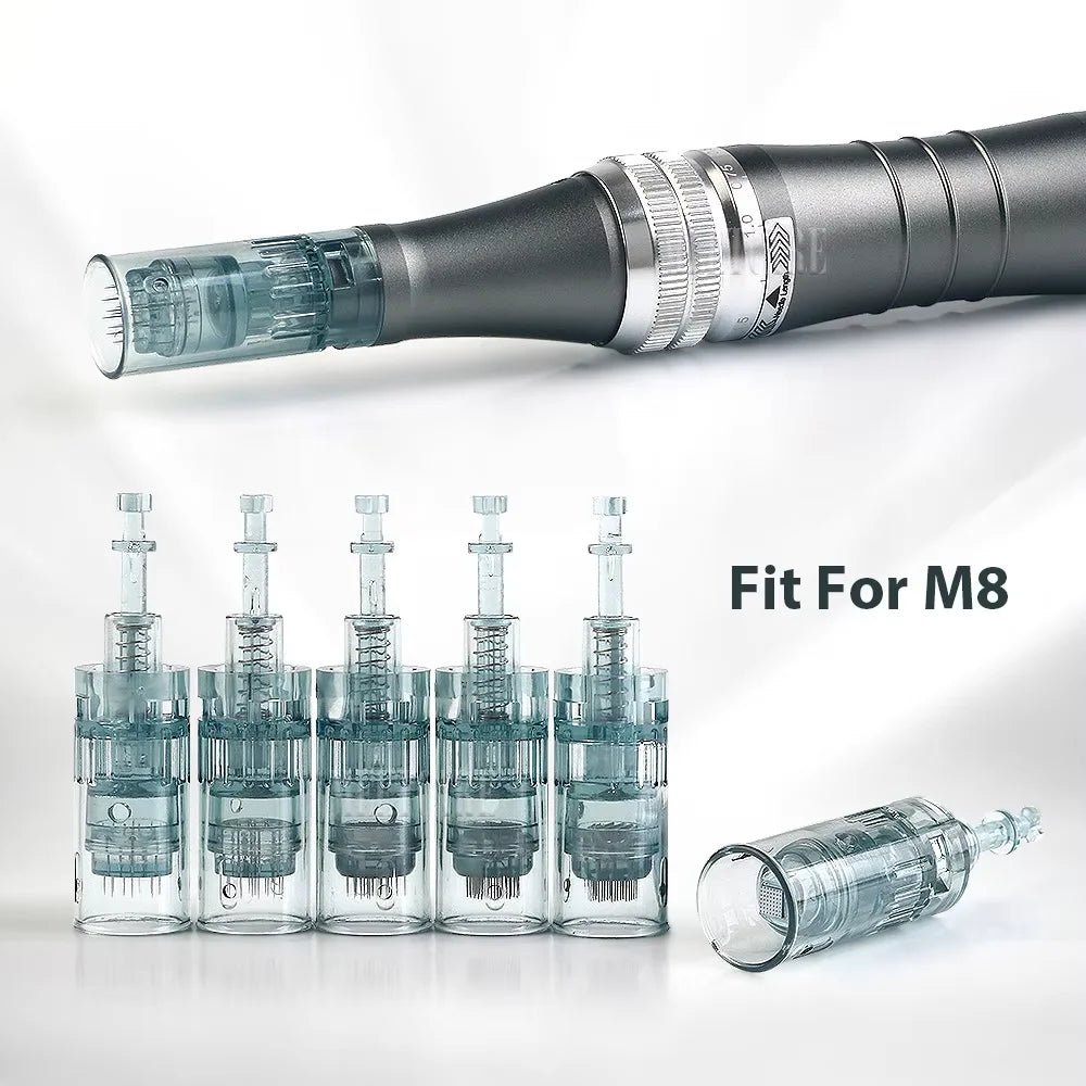 Original Dr Pen M8 Derma Pen Kit Wireless Microneedling Pen 3L Connector Skin Care MTS Beauty Machine Replaceable Head Cartridge