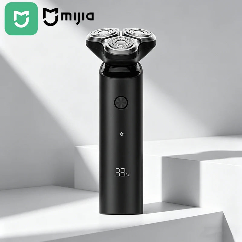 Original Mijia S500 Electric Shaver Wet & Dry Razor Waterproof Dual Blades 3D Head & Beard Trimmer Rechargeable