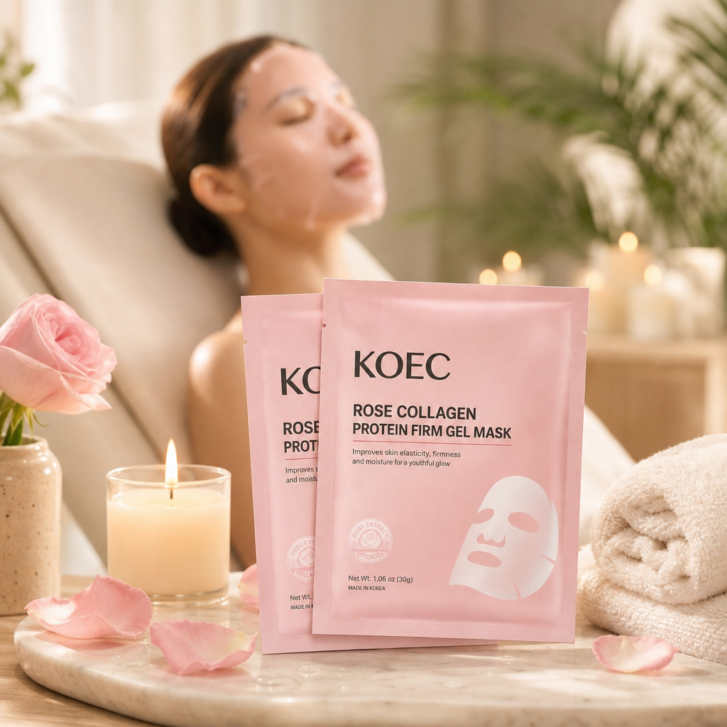 4 Sheets/Box Pdrn Pink Collagen Gel Mask Sheet Hydrolyzed Collagen Overnight Sheet Mask Enhance Elasticity Hydration Mask